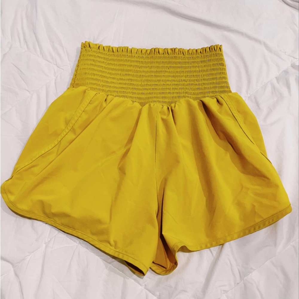 OFFLINE by Aerie Real Me Smocked Running Shorts